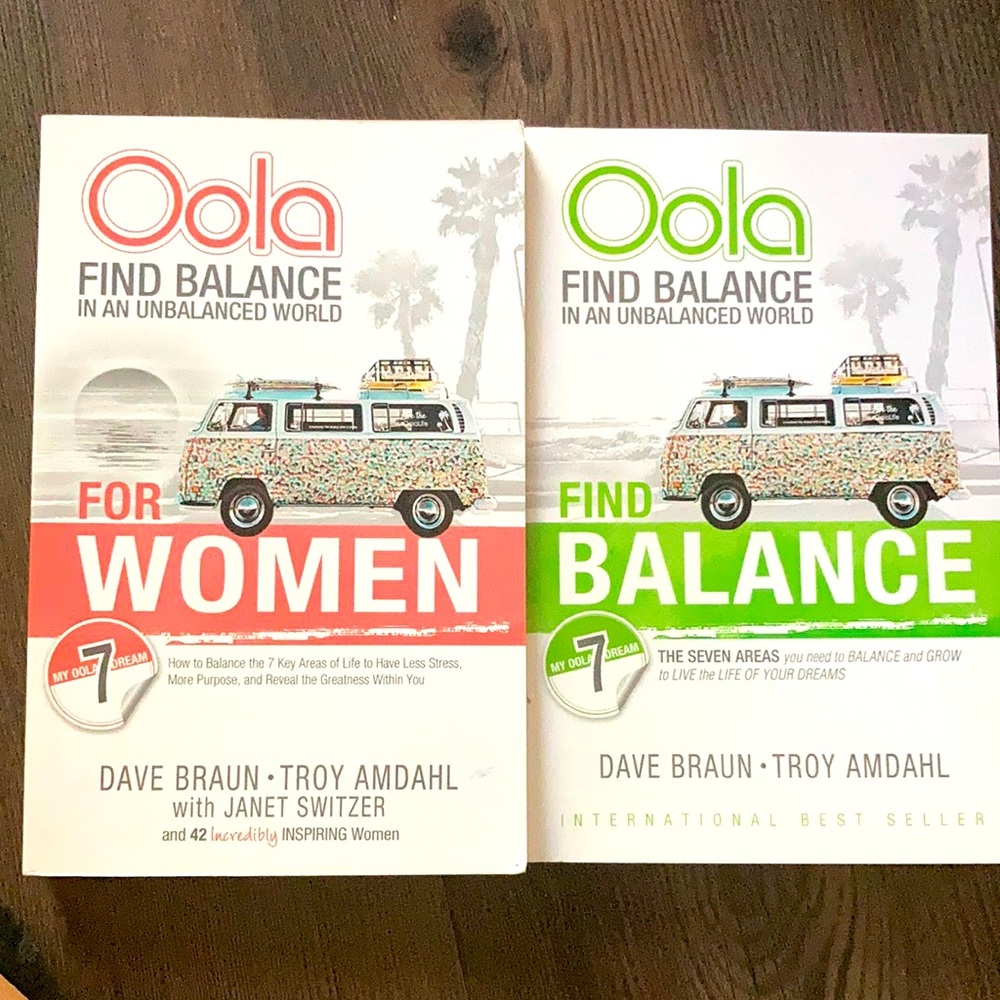 Oola for Women and Find Balance Books Braun Amdahl